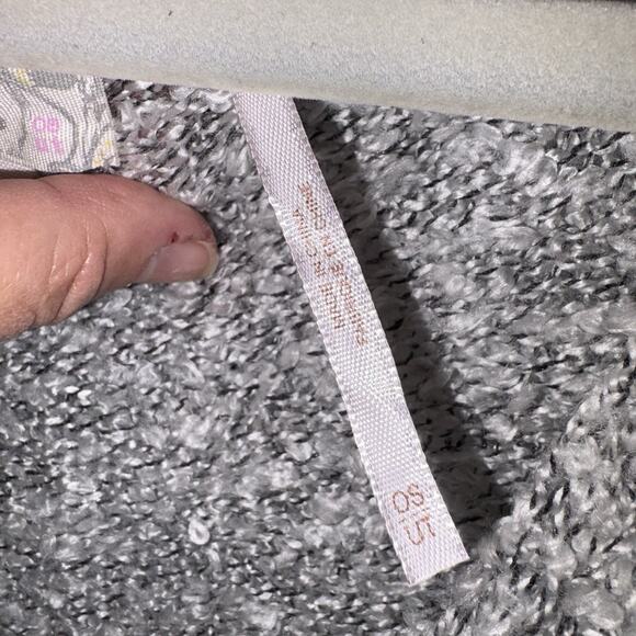 Free People Striped Fringe Juno Boucle Boho Poncho Western Sweater ONE SIZE - Picture 9 of 11